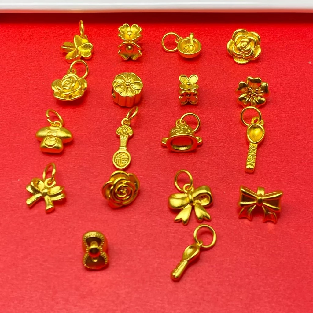 จี้ Ruyi Rose Star Bow สำหรับทำเครื่องประดับ