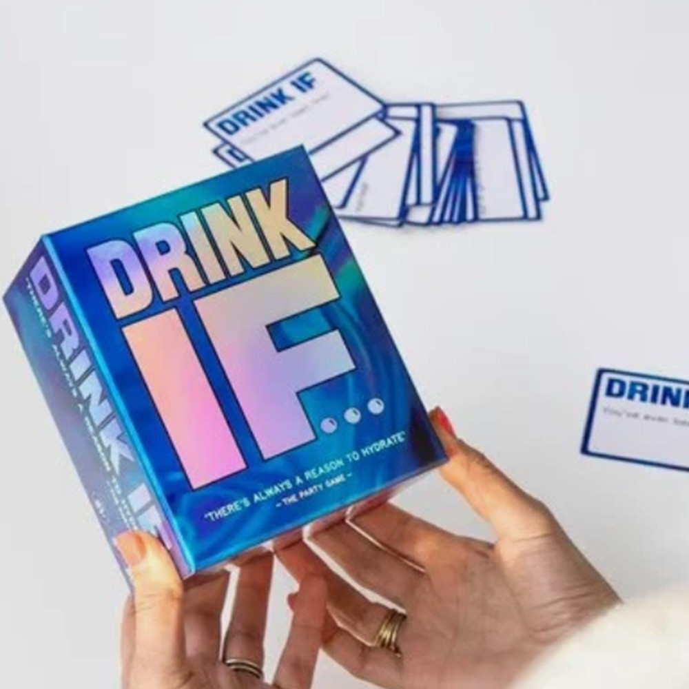 Drink IF adult drinking game and party card game