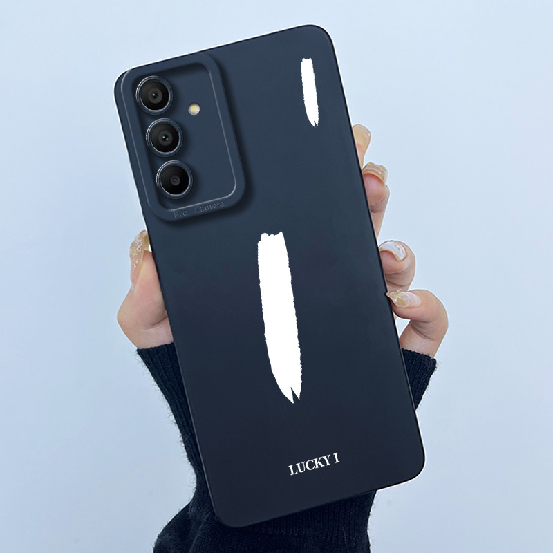 สําหรับ Samsung Galaxy A17 A07 ฝาครอบกรณี Lucky จดหมายเริ่มต้นซิลิโคนนุ่มกันชนโทรศัพท์สําหรับ SamsungA17 07 ปลอก - รูปที่ 4