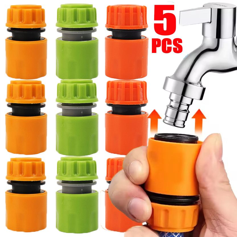 1/3/5 ชิ้น Universal Quartered Water Pipe Connector/ท่อขยาย Fitting/สวนชลประทานอุปกรณ์เสริม