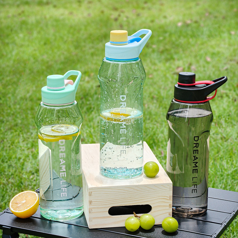 NEVERLAB KICKOFF ขวด 1000ML TRITAN ขวดน้ํากีฬาความจุขนาดใหญ่น้ําหนักเบา Drinkware แบบพกพาสําหรับยิมก