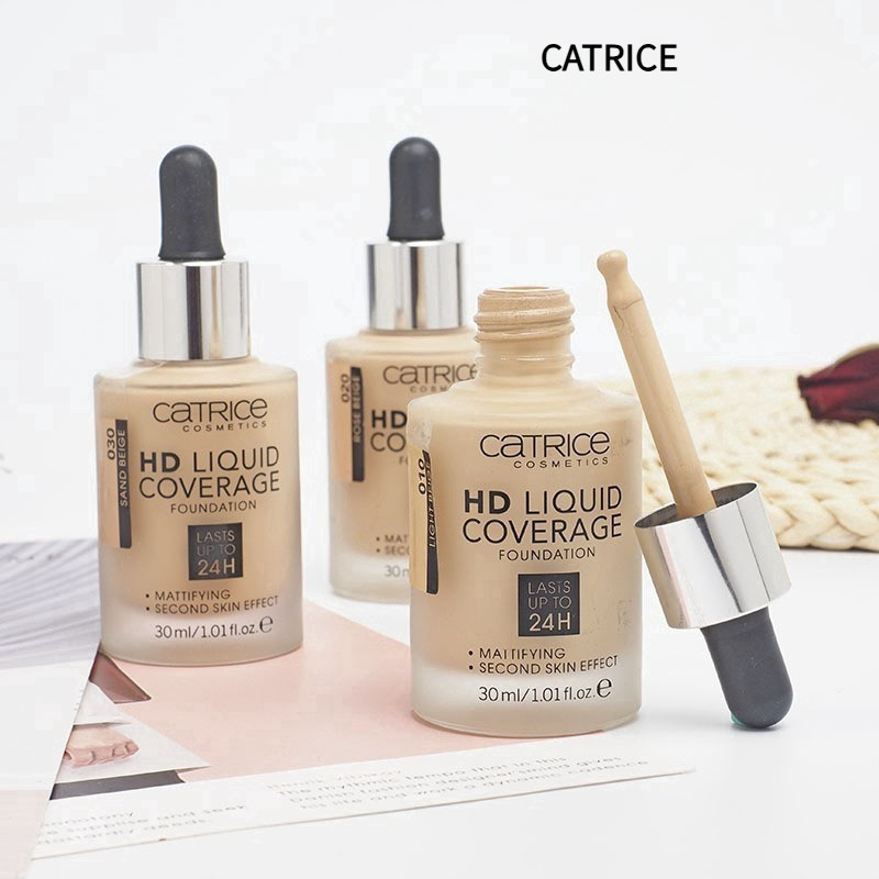 CATRICE COSMETICS HD Liquid CATRICE Liquid Foundation COVER FOUNDATION แต่งหน้าใบหน้า