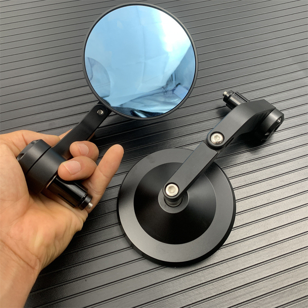 เหมาะสําหรับ Yamaha SXR700 SXR900 Ducati Scrambler กระจกมองหลังแข่งรถจักรยานยนต์ 4.6