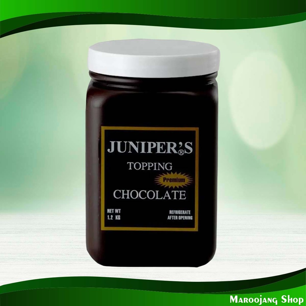 ท็อปปิ้ง ช็อกโกแลต จูนิเปอร์ 1.2 กิโลกรัม Topping Chocolate Juniper