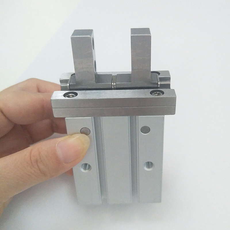 SMC ประเภท Manipulator SMC Parallel เปิดปิด Air Claw MHZ2-10D MHZ2-10D MHZ2-16D นิ้วกระบอก