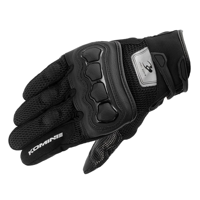 Komine (KOMINE) Motorcycle Gloves GK-2153 Protect 3D Mesh Gloves Black L