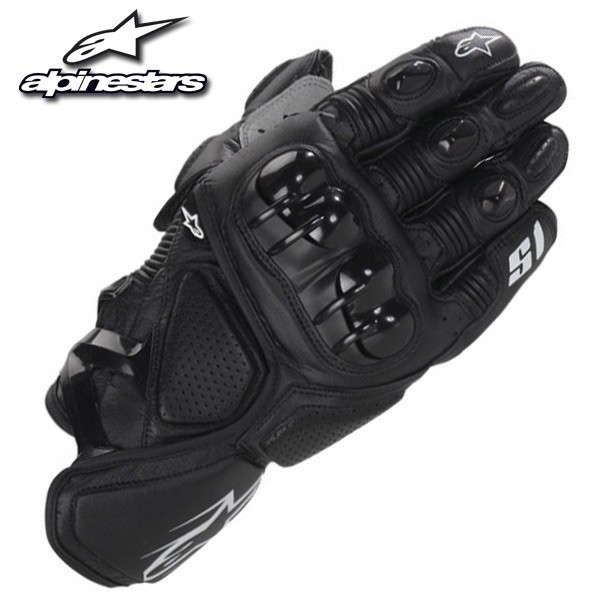 ALPINESTARS อัลไพน์สตาร์ ส1 ถุงมือหนังรถจักรยานยนต์แข่งถุงมือถนนเต็มนิ้ว