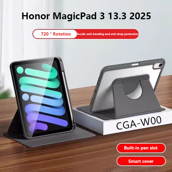 720 ° หมุนอะคริลิคสําหรับ Honor MagicPad 3 13.3 นิ้ว 2025 CGA-W00 GT Pro 12.5 Pad 10 9 12.1 MagicPad