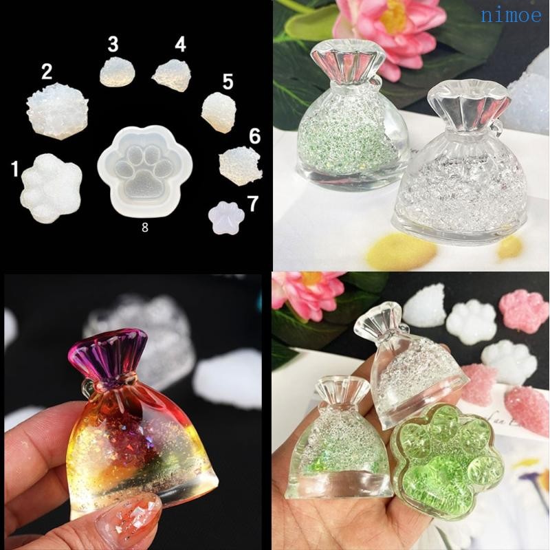 Nio Handmade Cats Mold DIY Plaster Polymer Clay UV Epoxy Mold