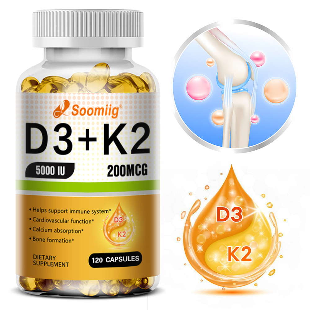 วิตามิน ง3 + เค2 รองรับสุขภาพกระดูกและหัวใจอย่างรวดเร็ว - เพิ่มภูมิคุ้มกันและยกอารมณ์