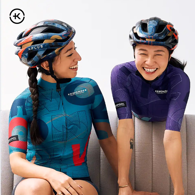 EdWonder x KPLUS-ALPHA Mips Air Co-Branded Limited Edition หมวกกันน็อคขี่จักรยานจักรยานถนน [QINGXI _