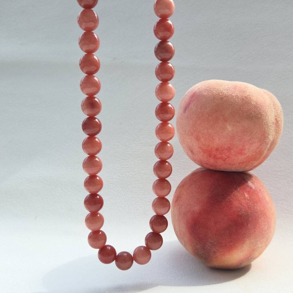 (WELRY.acc) สร้อยคอหิน รุ่น Peach