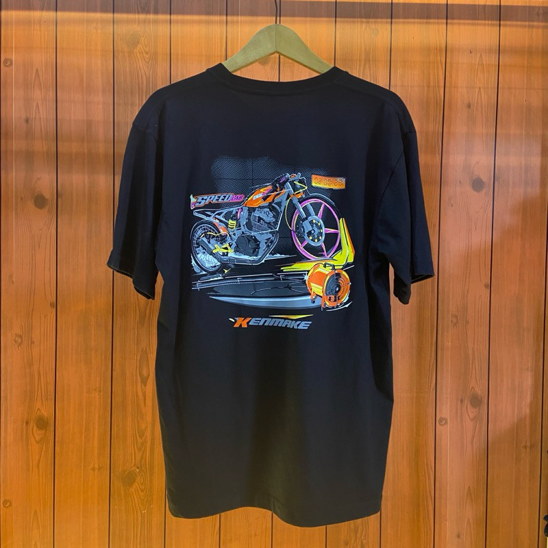 Cb kenmake เสื้อยืด speed lab ผู้ชายผู้หญิงรุ่นสีดํา