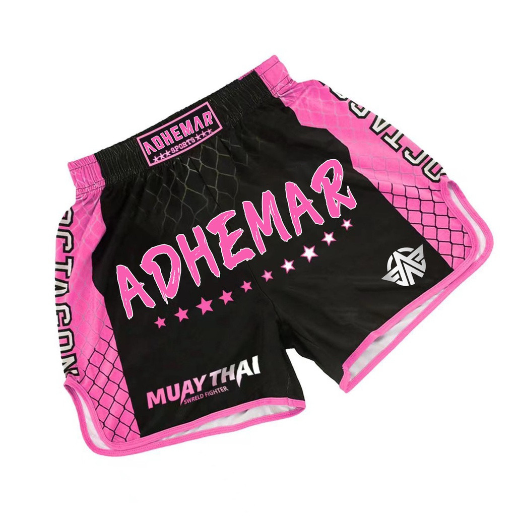 กางเกงมวยไทยใหม่ สำหรับการฝึกหัดและการแข่งขัน unisex เหมาะสำหรับมวยไทยและฟิตเนส - รูปที่ 2