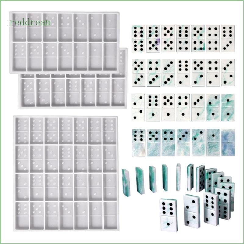 แม่พิมพ์คริสตัล Dominos เกม สำหรับทำเครื่องประดับ DIY
