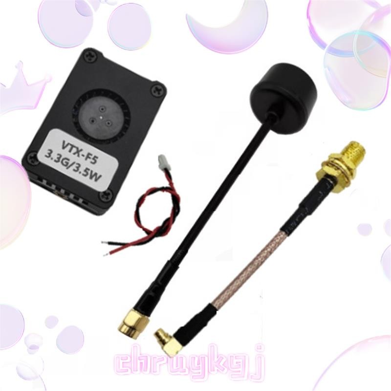VTX-F5 3.3G VTX 3.5W 64CH FPV ไร้สาย Analog การส่งสัญญาณภาพเครื่องส่งสัญญาณ chruykgj.th