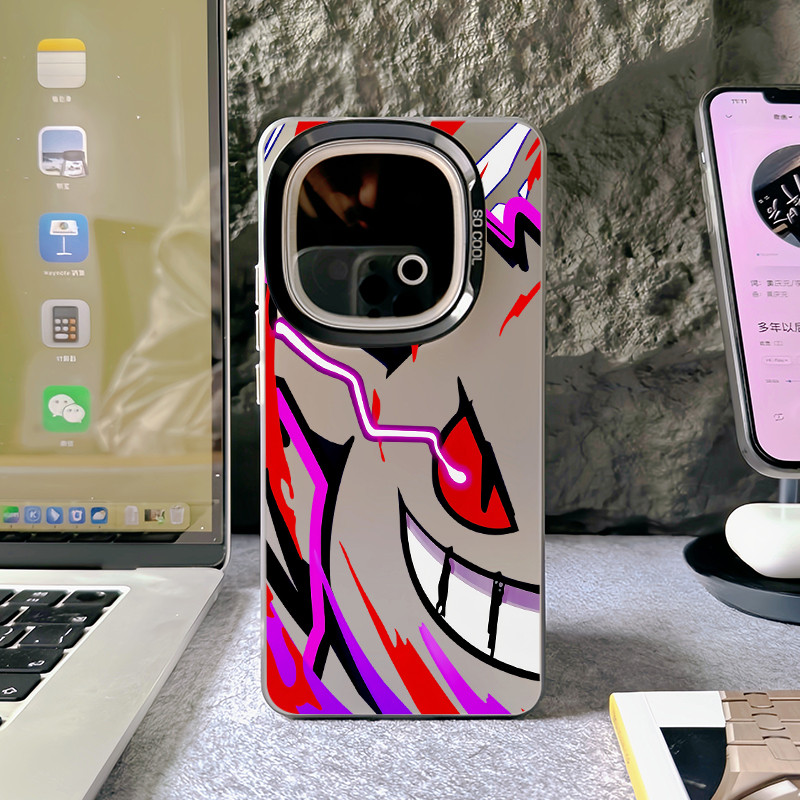 สําหรับ iQOO 13 12 Pro Z10 Turbo Z9 Neo 10 Pro Neo 9 Pokemon Gengar เคสโทรศัพท์สําหรับ iQOO Z9 Turbo Z9X Z8 กันกระแทก iQOO ฝาครอบ