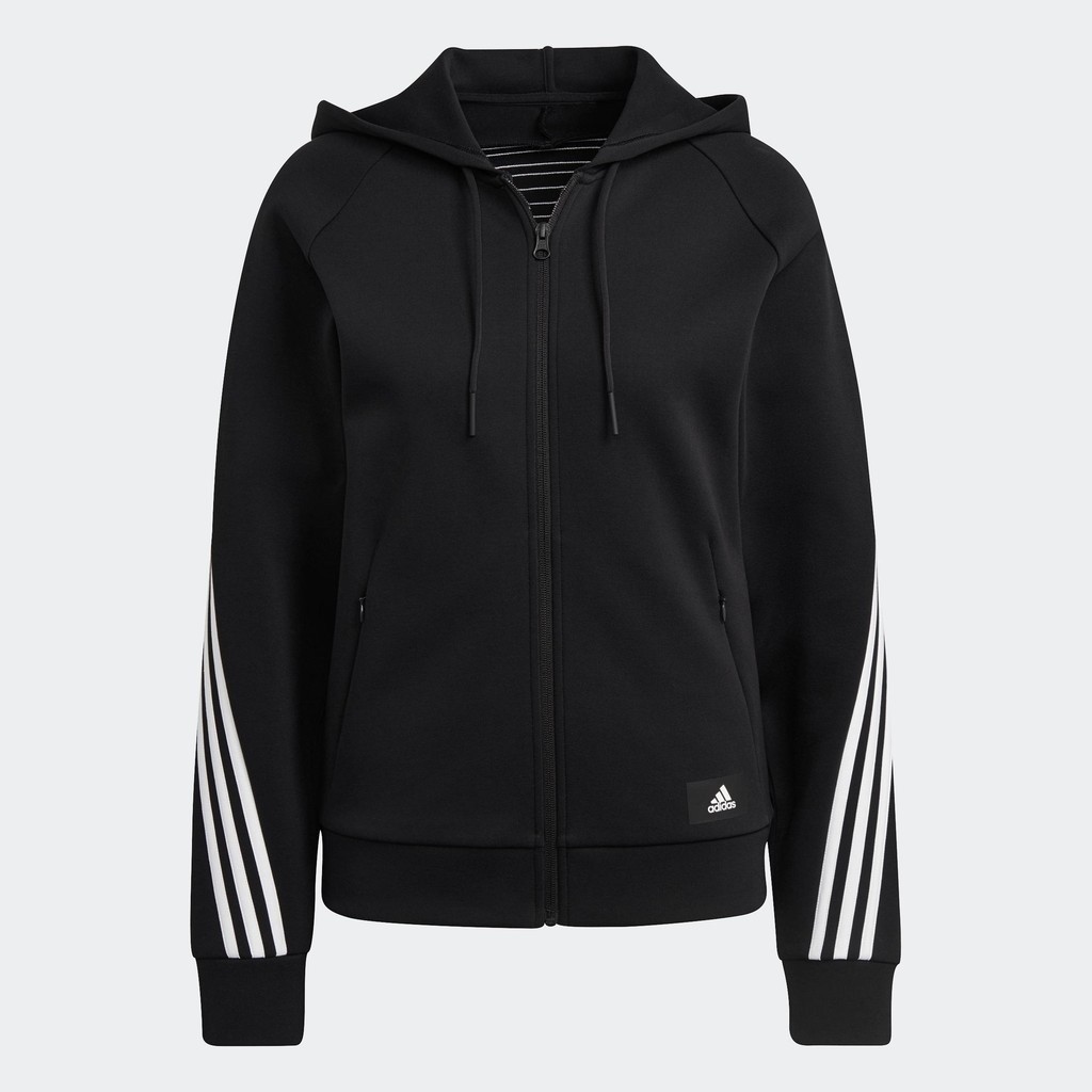 adidas Lifestyle adidas Sportswear Future Icons 3-Stripes Hooded Track Top Women Black H57287