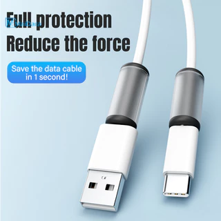ตัวถนอมสายชาร์จ Cable Protector กันสายหัก ฝาครอบป้องกันสายเคเบิลข้อมูลป้องกันการแตกหักหัวหัวเข็มขัดสายชาร์จ
