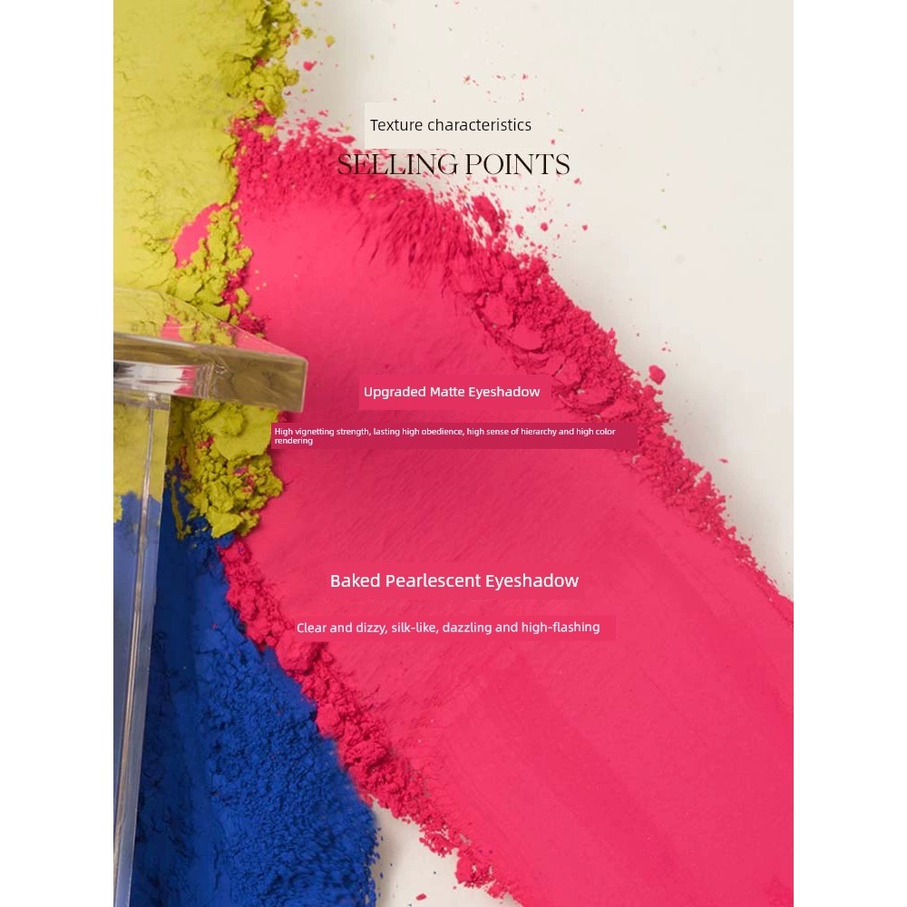 eyeshadow อายแชโดว์ พาเลทตา Joocyee Matte Strobe Brightening Monochrome Eyeshadow