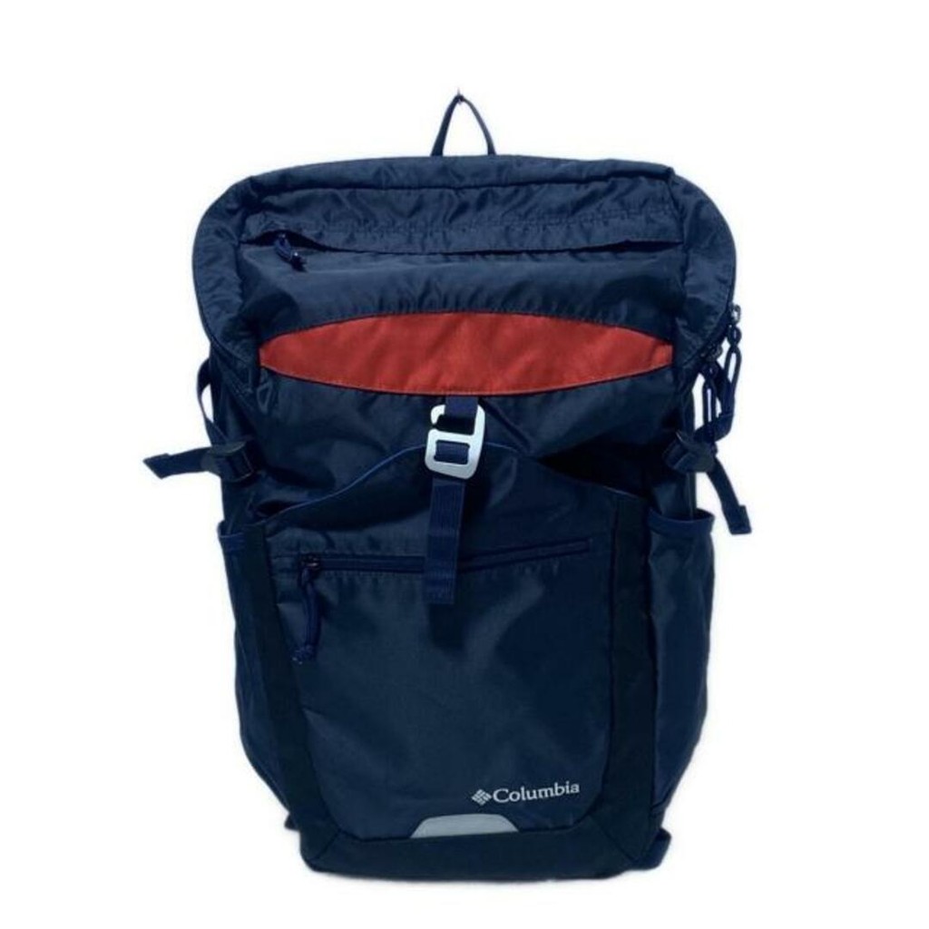 Columbia Backpack dark Navy Red สีดํา ส่งตรงจากญี่ปุ่น มือสอง
