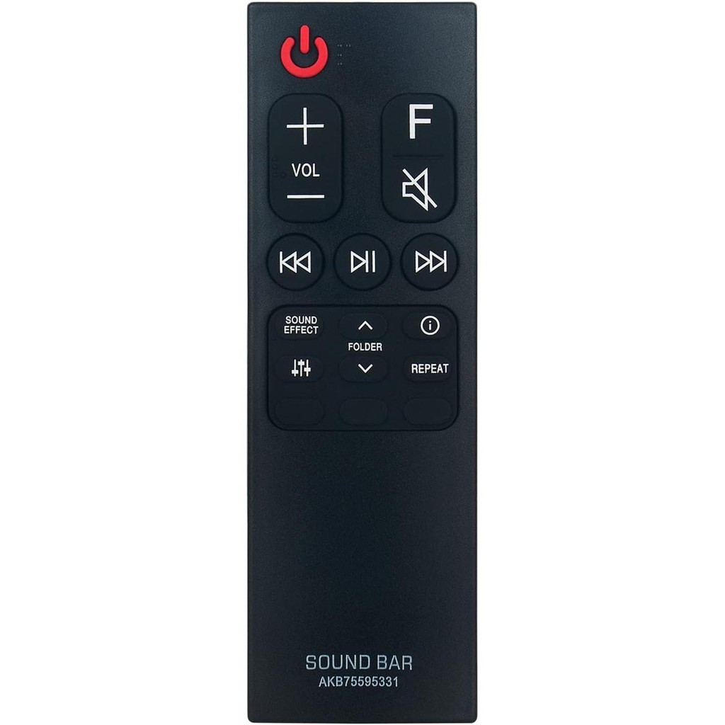 ลูกชาย75595331 เปลี่ยนรีโมทคอนโทรลใช้ได้กับสําหรับ LG Sound Bar Soundbar ระบบ SL5Y SL6Y SL7Y SN5Y SN