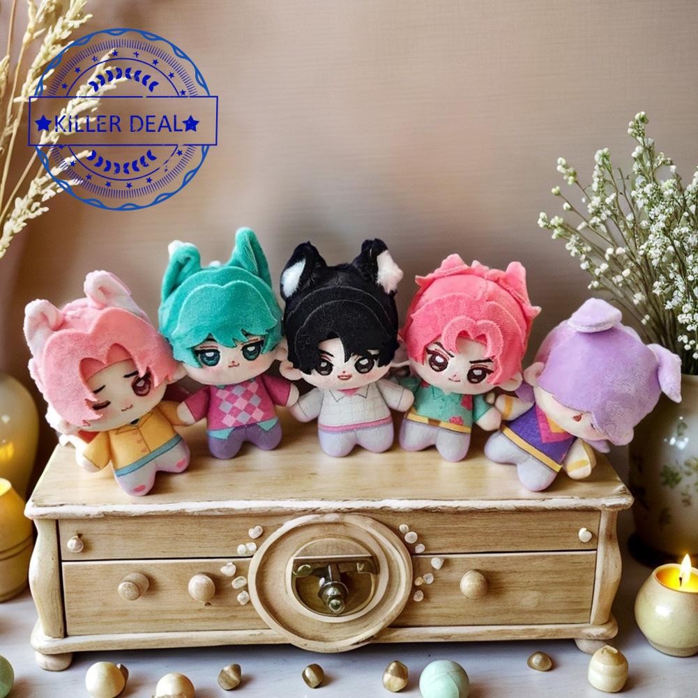 ใหม่ Kpop Demon Hunters ของเล่นตุ๊กตา 12 ซม.Rumi Zoey Derpy และ Sussy การ์ตูน Tiger และ Magpie Plush