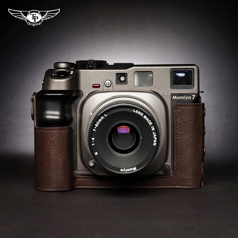 [ร้านใหม่ข้อเสนอพิเศษ] หนังแท้ MAMIYA MAMIYA 7ii 7 กระเป๋ากล้อง 6 6MF เคสหนังภาพวาดจีนฟิล์มเครื่องเค