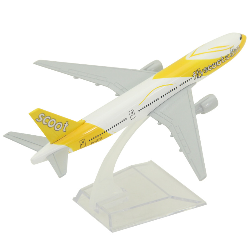 [Ready Stock Airplane Model] Airplane Model Boeing B777 Singapore Cool Airlines Gift Jewelry Alloy A