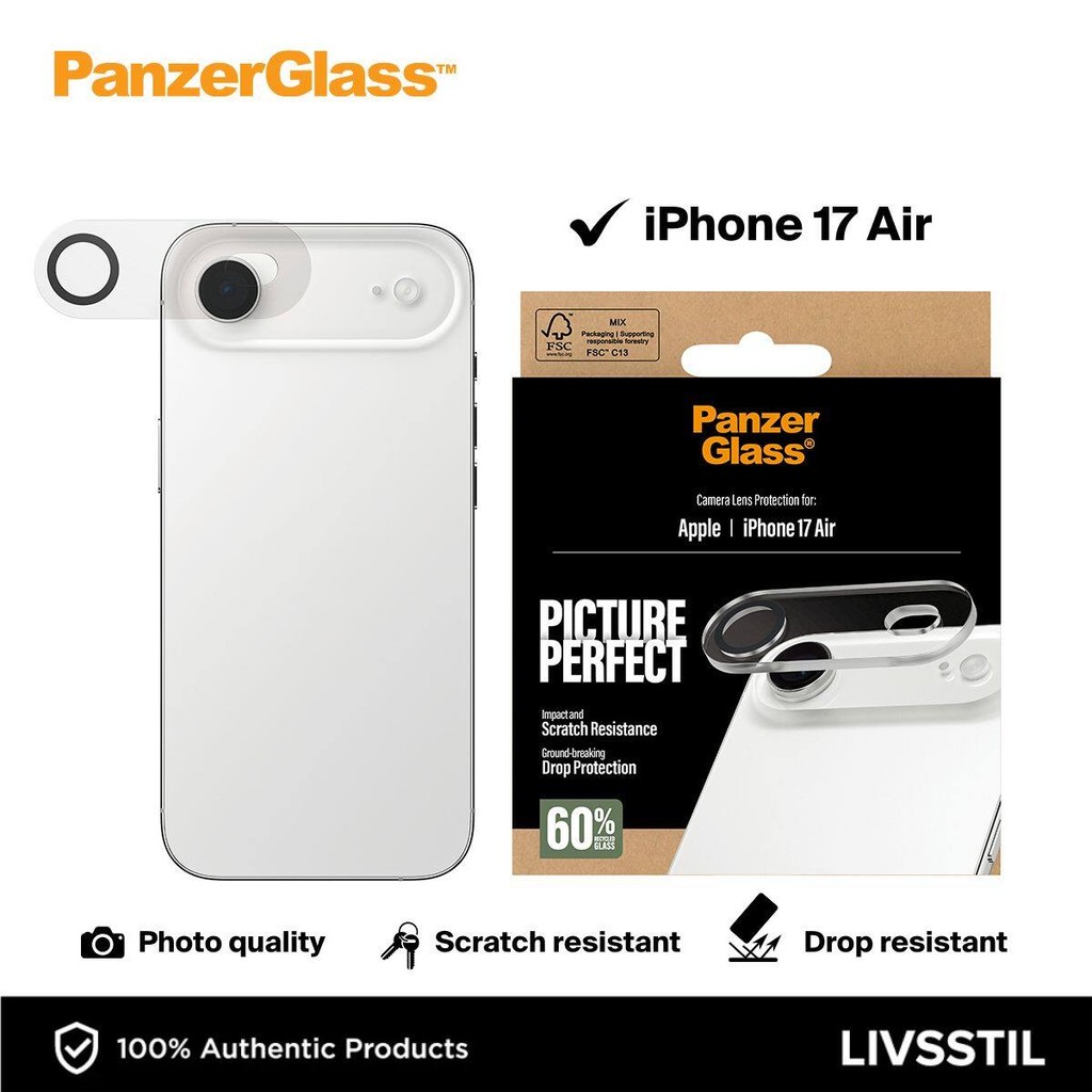 PanzerGlass Pictureตัวป้องกันเลนส์กล้องPerfect iPhone Air