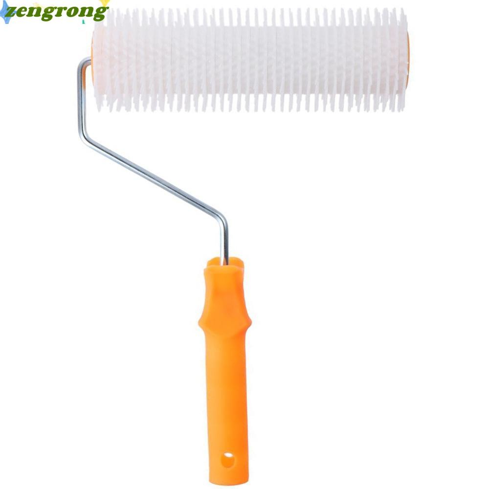 ZENGRONG Spike Roller, พลาสติกความทนทาน Latex Floor, Paint Brush Roller 23 ซม./9 Leveling Screed Epo