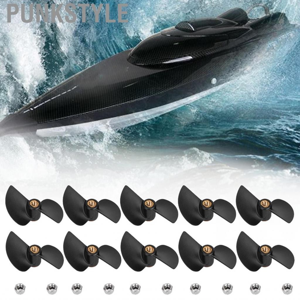 Punkstyle Punkstyle-th Propeller RC Boat 10pcs Shaft Center Hole Remote Part Part-Part Model สำหรับ 