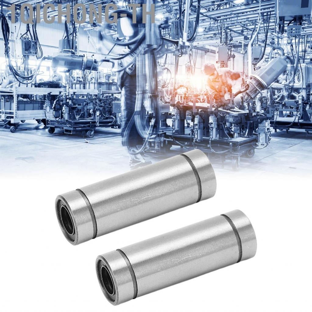 1qichong-th 1QICHONG-TH 2PCS แบริ่งการเคลื่อนที่เชิงเส้น LM20LUU BUSHING BEHING 20 มม. ID 32 มม. OD 