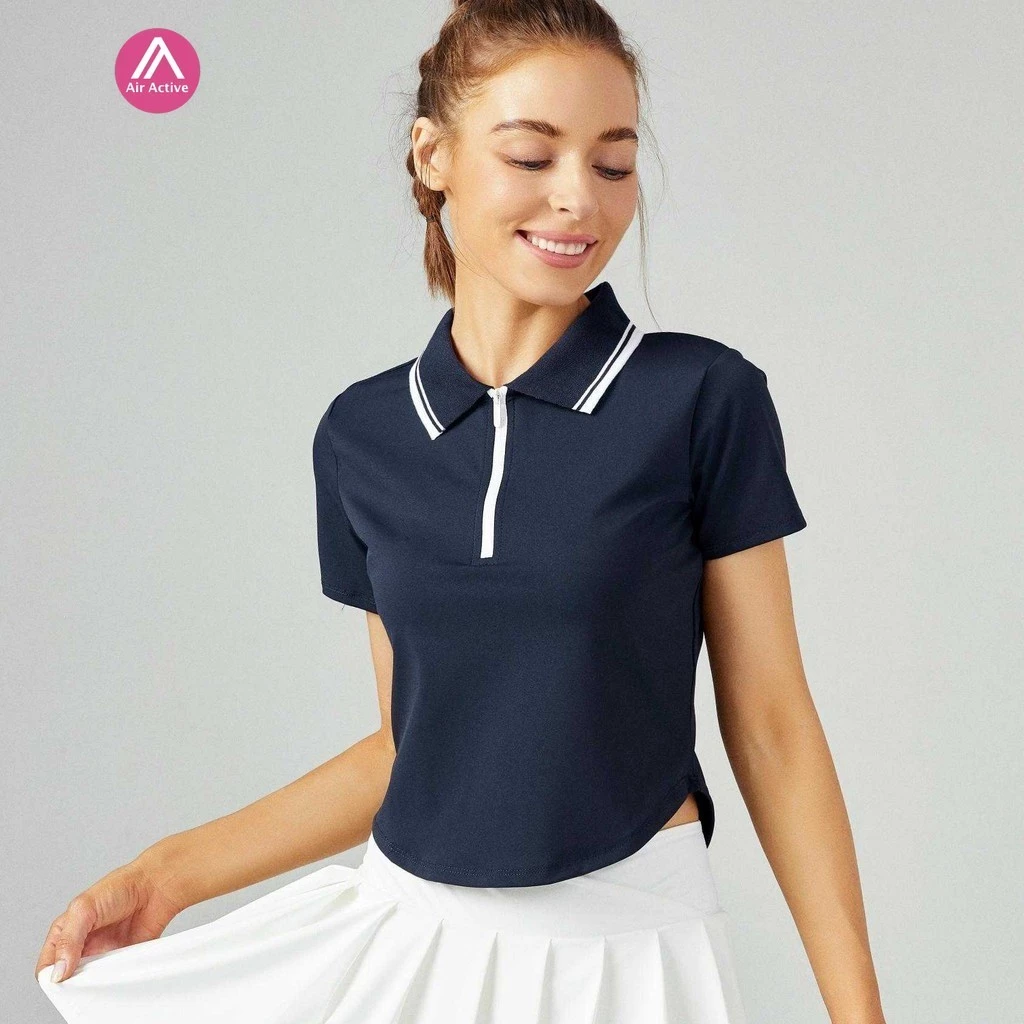 AirActive GraceFlex Tee เสื้อกีฬาคอปก Dry-Fit ออกกำลังกาย