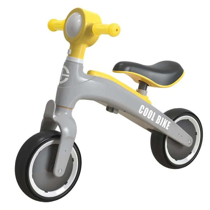 เด็กรถเข็นไม่มีเหยียบเด็กสไลด์สกู๊ตเตอร์เด็กชายและเด็กหญิงสองล้อ yo-yo นั่งบนของเล่นสําหรับเด็กอายุ 