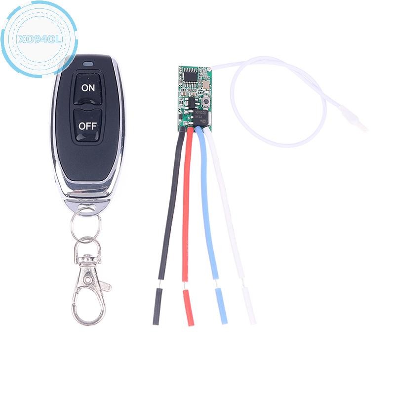 Xo94ol 433mhz DC 3.6V 5V 9V 12V 24V 1CH Mini Relay ไร้สาย RF รีโมทคอนโทรลสวิทช์ LED โคมไฟ Controller