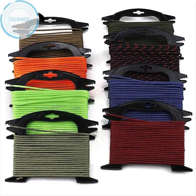 Xo94ol สีดํา 550 Paracord Winder Spool สายไฟ Tidy ผู้ถือสายตกปลา Winder สําหรับ Camping กลางแจ้งอเนก