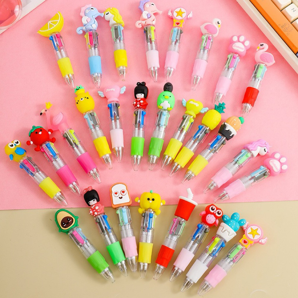 GTRMALLSHOP（0404）ปากกาลูกลื่น 4สี ปากกาหลายสี ในแท่งเดียว