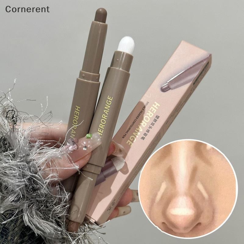 Null Highlighting & Bronzer Stick: Long Lasting Corrector พร้อมแปรง, ปากกาคอนซีลเลอร์ Brightening, เ