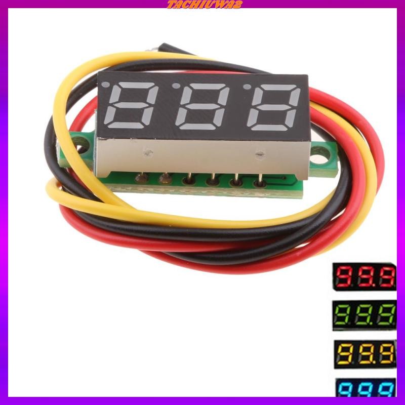 [Tachiuwa2] 0.28 นิ้ว DC 0 ~ 100 เมตรอายุ LED Display Panel Mount สําหรับรถยนต์รถจักรยานยนต์