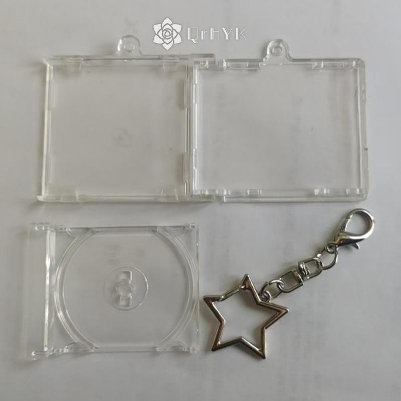Mini CD Case Keychain แบบฝีมือ สำหรับตกแต่งและเก็บของสะสมเล็กๆ