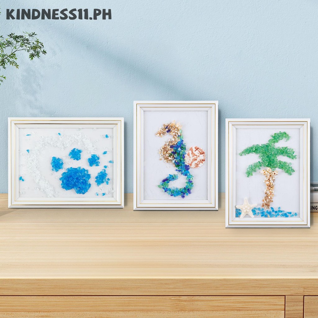 Sea Glass Art Kit Sea Glass Art ชุดสําหรับผู้ใหญ่ DIY Beach Art Kit Reusable Sea Glass งานศิลปะสําหร