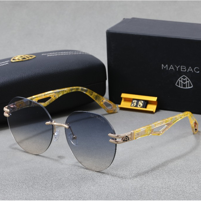 2025 แว่นตากันแดด McBach คุณภาพสูงสไตล์ใหม่ Influencer แฟชั่น Frameless ขับรถแว่นตากันแดด 2SK38