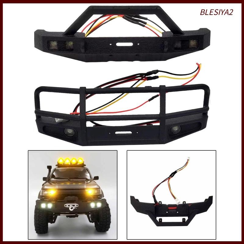 บาร์พร้อมอะไหล่จําลอง LED DIY ดัดแปลงสําหรับ 1/18th RC รถ FCX18 LC80