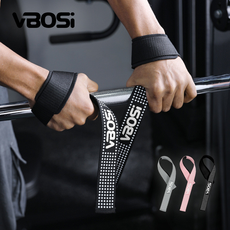 VBOSI Sports Booster Belt Silicone Dot Anti-slip Grip Belt Fitness Tension Booster Belt Pull-up Dead