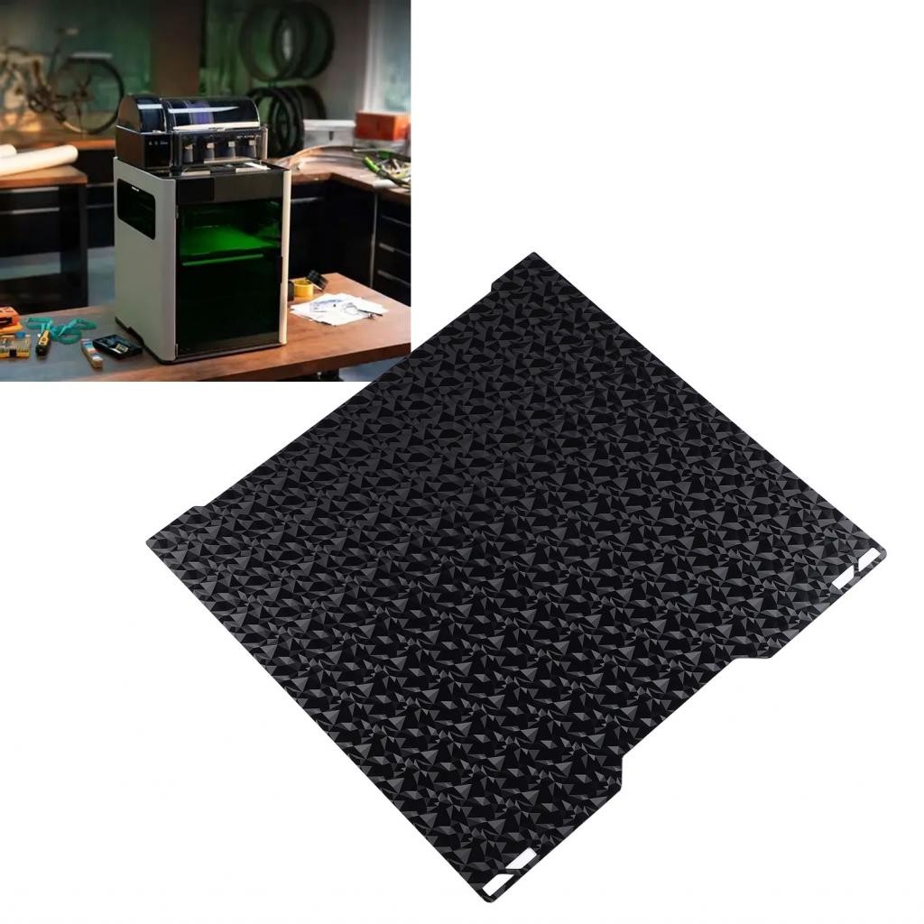 Niceshopper.th Peo Pet Build Plate เหมาะสำหรับ Bambu Lab H2d 3D เครื่องพิมพ์ 346x355 มม. เพชรและแผ่น