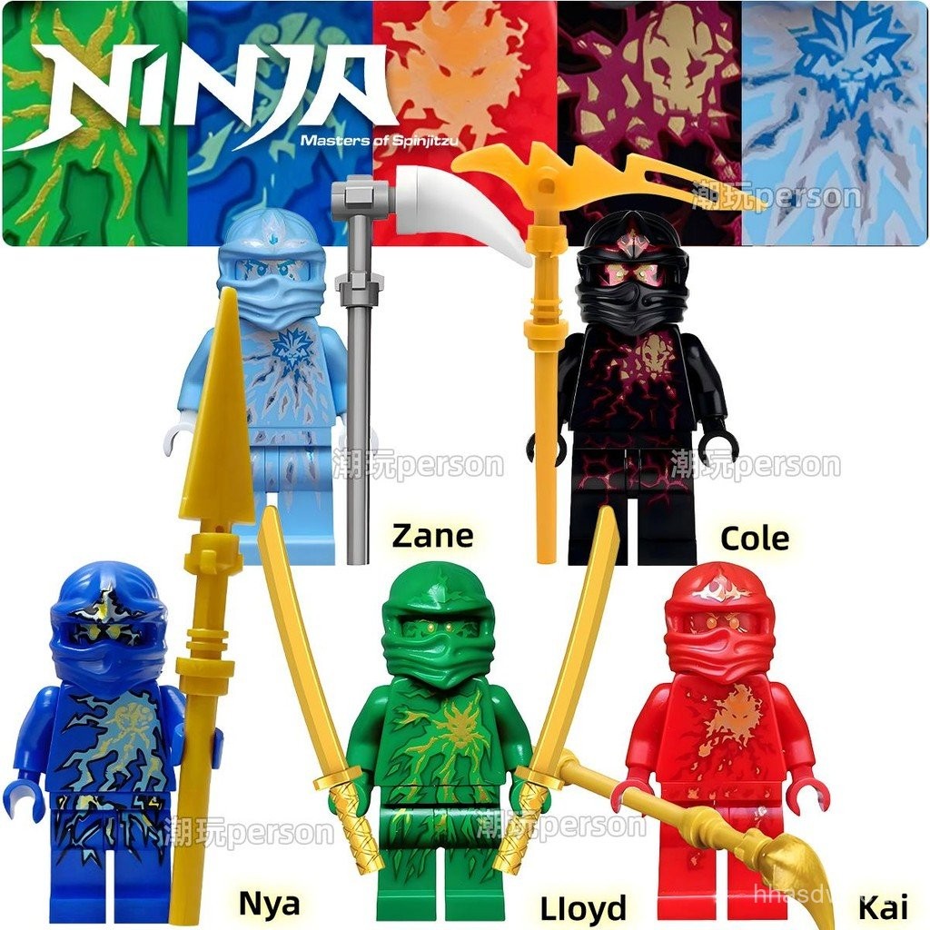 ขายร้อน 2025 สินค้าใหม่ LE High Phantom Ninja Minifigure หายาก Potential Escape Llolkay ชุด Third Pa