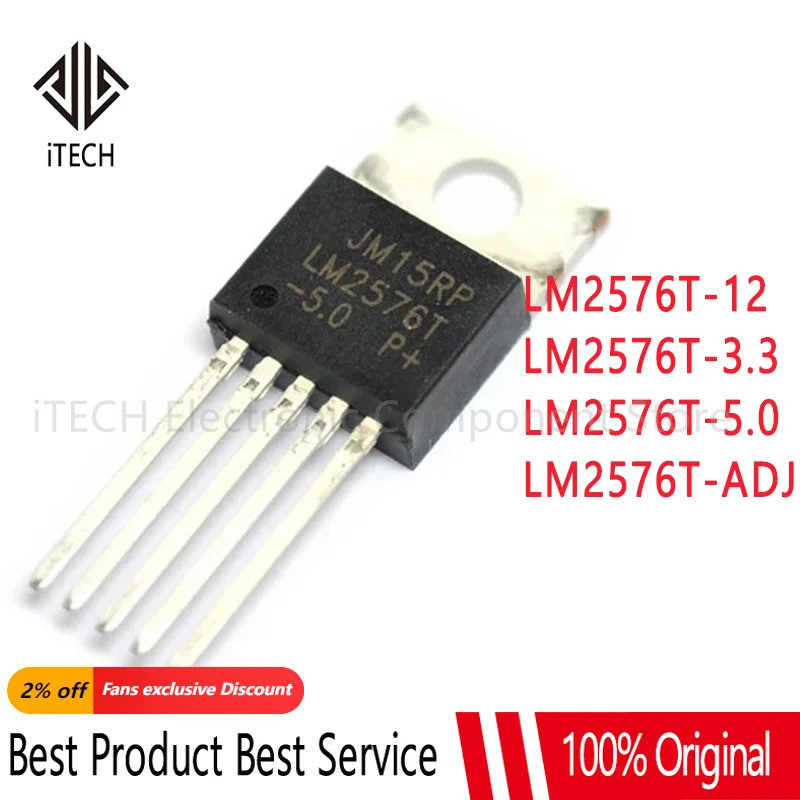 5PCS LM2576T-5.0 TO220 LM2576-5.0 TO-220 LM2576T-5 LM2576T-3.3 LM2576-3.3 LM2576T-12 LM2576T-ADJ2576