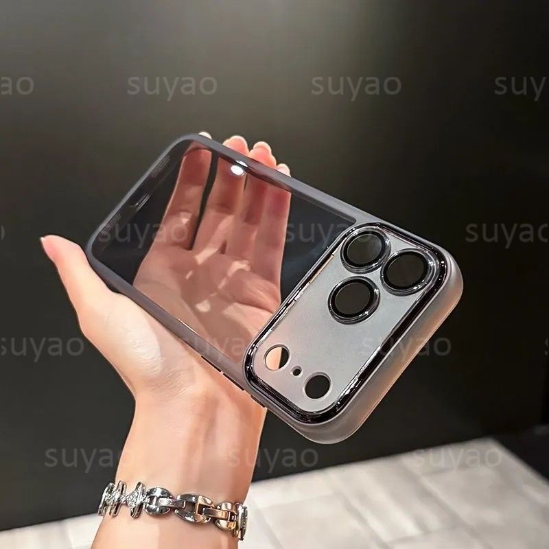 สําหรับ iPhone 17 Pro Max ProMax Air เคสโทรศัพท์สแควร์ Clear Soft ปลอก iPhone17ProMax iPhone17Pro กันกระแทก TPU ซิลิโคนชุบโปร่งใสแฟชั่นปกหลัง ราคา ถูกที่สุด ดีลบีเคเค แกลเลอรีภาพที่ 7