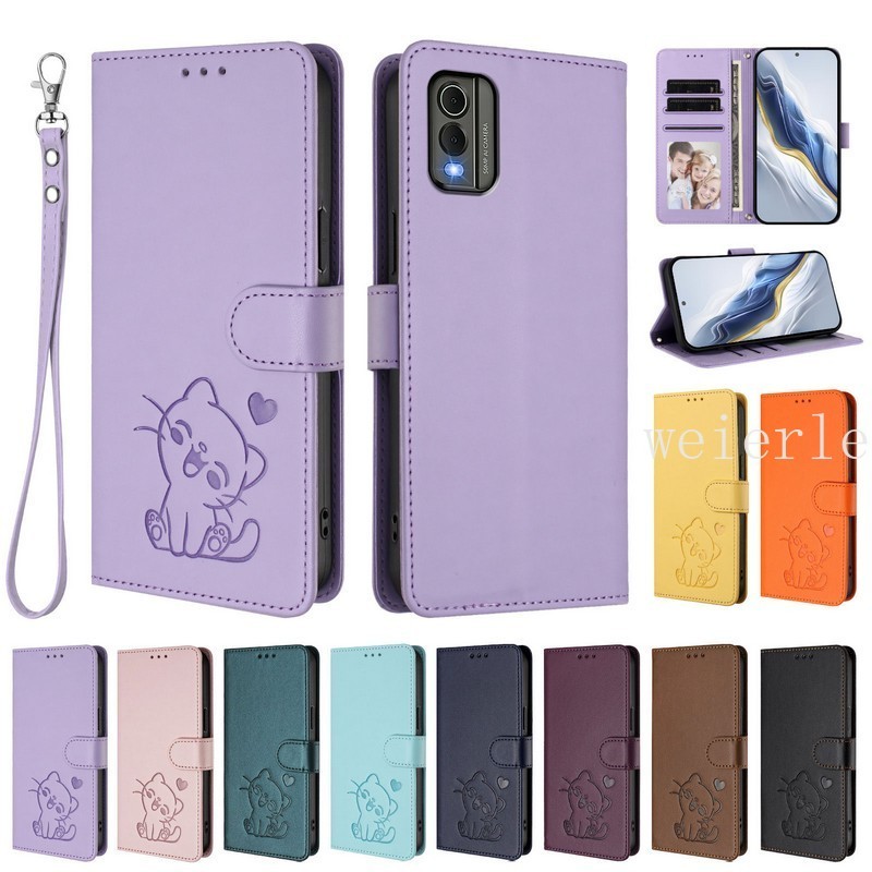 แมวน่ารักสําหรับ Nokia C32 กรณี TA-1534 TA-1558 TA-1542 TA-1548 Nokia C300 C30 C22 C12 C20 C10 C02 ส